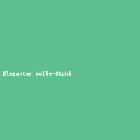 Eleganter Wolle-Stuhl