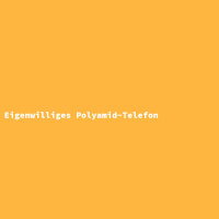 Eigenwilliges Polyamid-Telefon