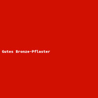 Gutes Bronze-Pflaster