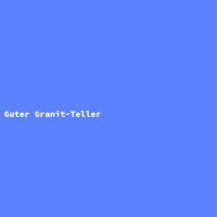Guter Granit-Teller