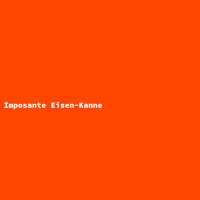 Imposante Eisen-Kanne
